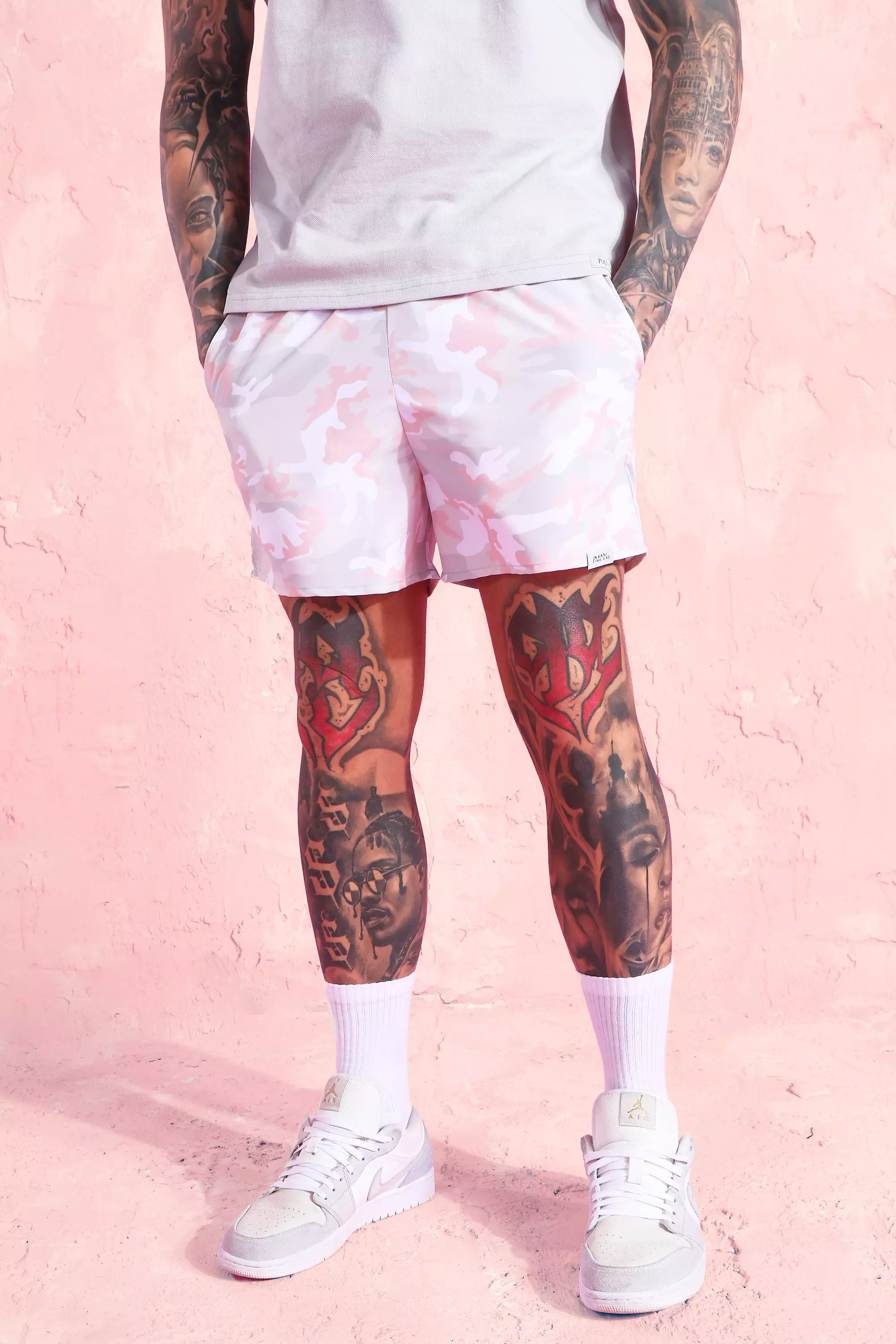 Polo camo best sale swim trunks